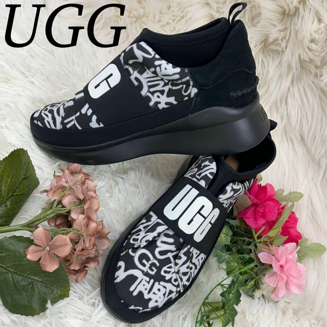 UGG - UGG アグ レディース 25cm スリッポン 靴 ロゴ スニーカー UGG - UGG アグ レディース 25cm スリッポン 靴 ロゴ スニーカー