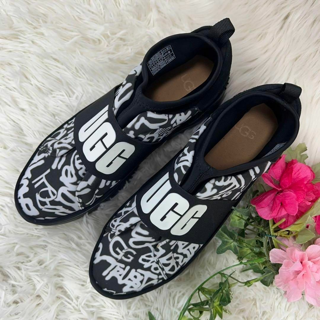 UGG - UGG アグ レディース 25cm スリッポン 靴 ロゴ スニーカー UGG - UGG アグ レディース 25cm スリッポン 靴 ロゴ スニーカー