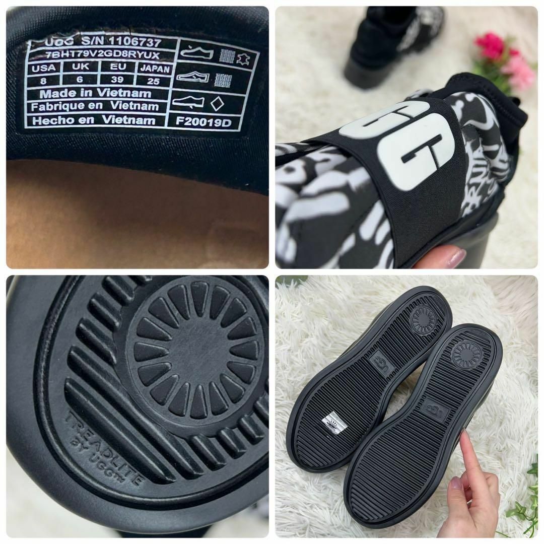 UGG - UGG アグ レディース 25cm スリッポン 靴 ロゴ スニーカー UGG - UGG アグ レディース 25cm スリッポン 靴 ロゴ スニーカー