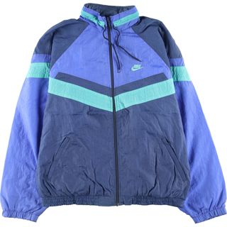 ナイキ(NIKE)の古着 90年代 ナイキ NIKE 銀タグ ナイロンジャケット メンズL ヴィンテージ /eaa423367(ナイロンジャケット)