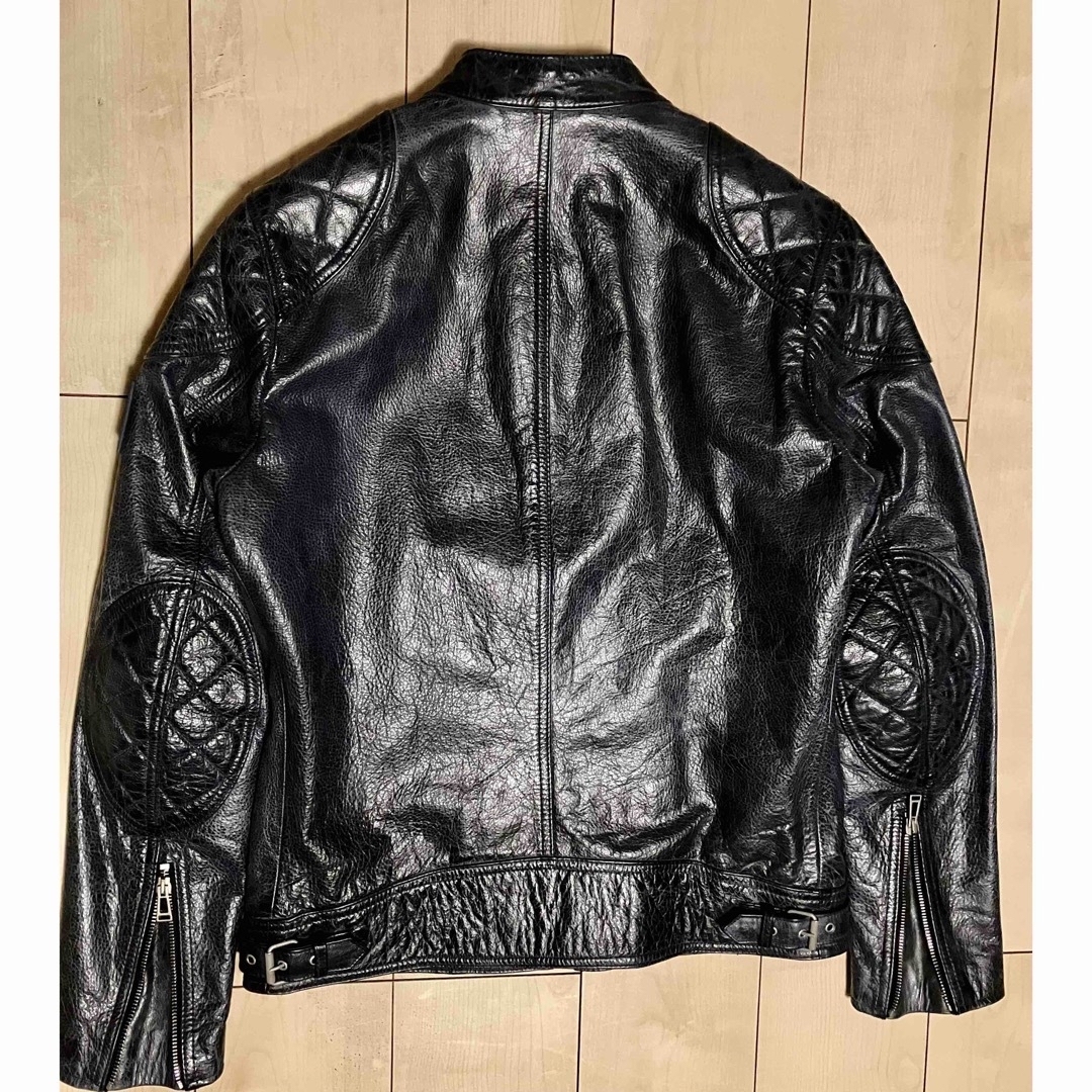 BELSTAFF(ベルスタッフ)の使用一回☆超美品☆ベルスタッフ belstaff ライダース レザー ジャケット メンズのジャケット/アウター(ライダースジャケット)の商品写真