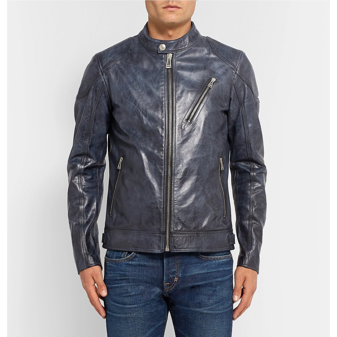 BELSTAFF(ベルスタッフ)の使用一回☆超美品☆ベルスタッフ belstaff ライダース レザー ジャケット メンズのジャケット/アウター(ライダースジャケット)の商品写真