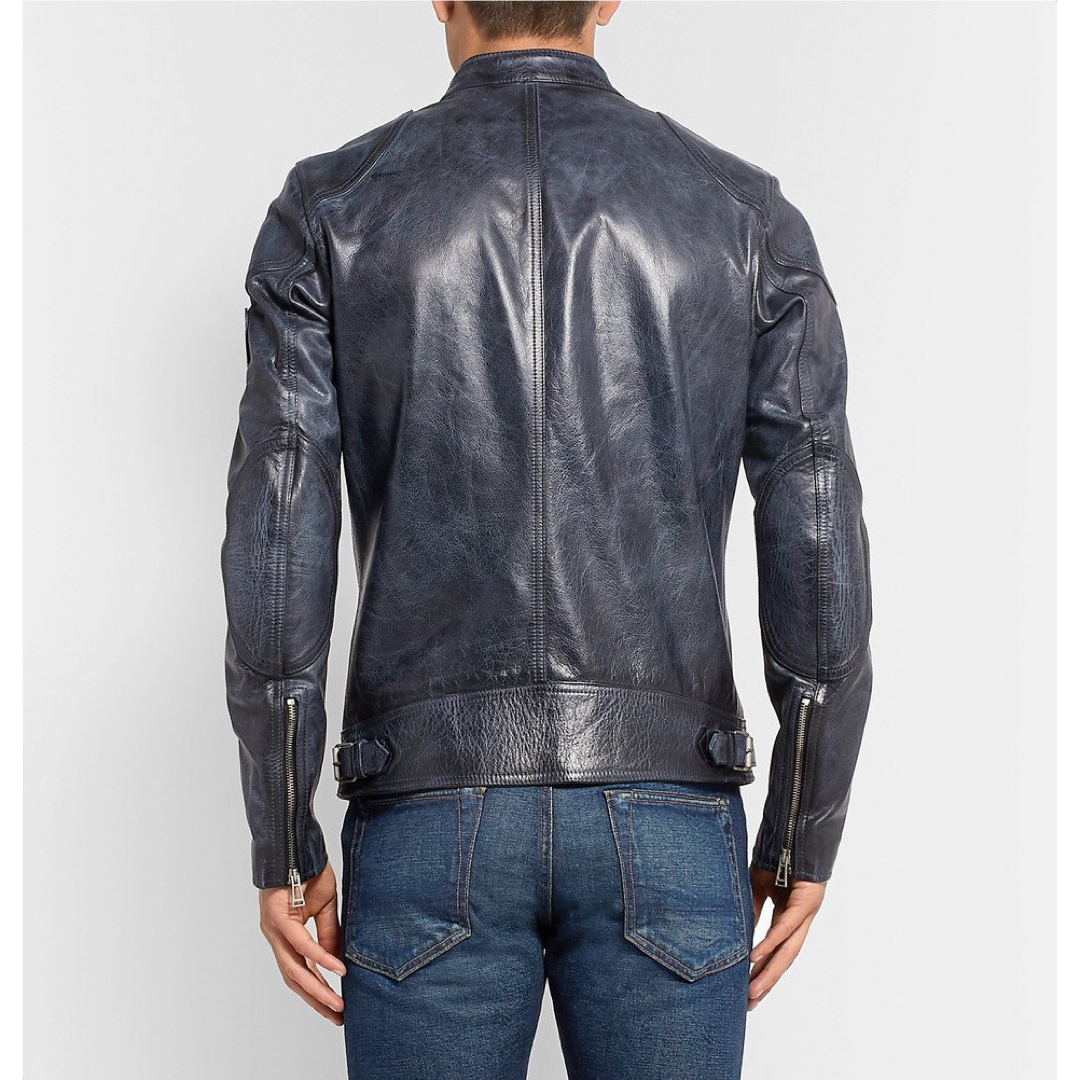 BELSTAFF(ベルスタッフ)の使用一回☆超美品☆ベルスタッフ belstaff ライダース レザー ジャケット メンズのジャケット/アウター(ライダースジャケット)の商品写真