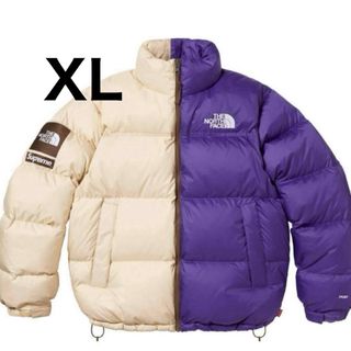 シュプリーム(Supreme)のSupreme North Face Split Nuptse Jacket(ダウンジャケット)