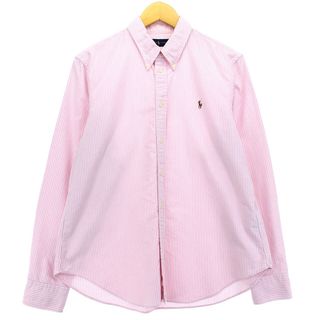 ラルフローレン(Ralph Lauren)の古着 ラルフローレン Ralph Lauren RALPH LAUREN 長袖 ボタンダウンストライプシャツ メンズL /eaa424252(シャツ)