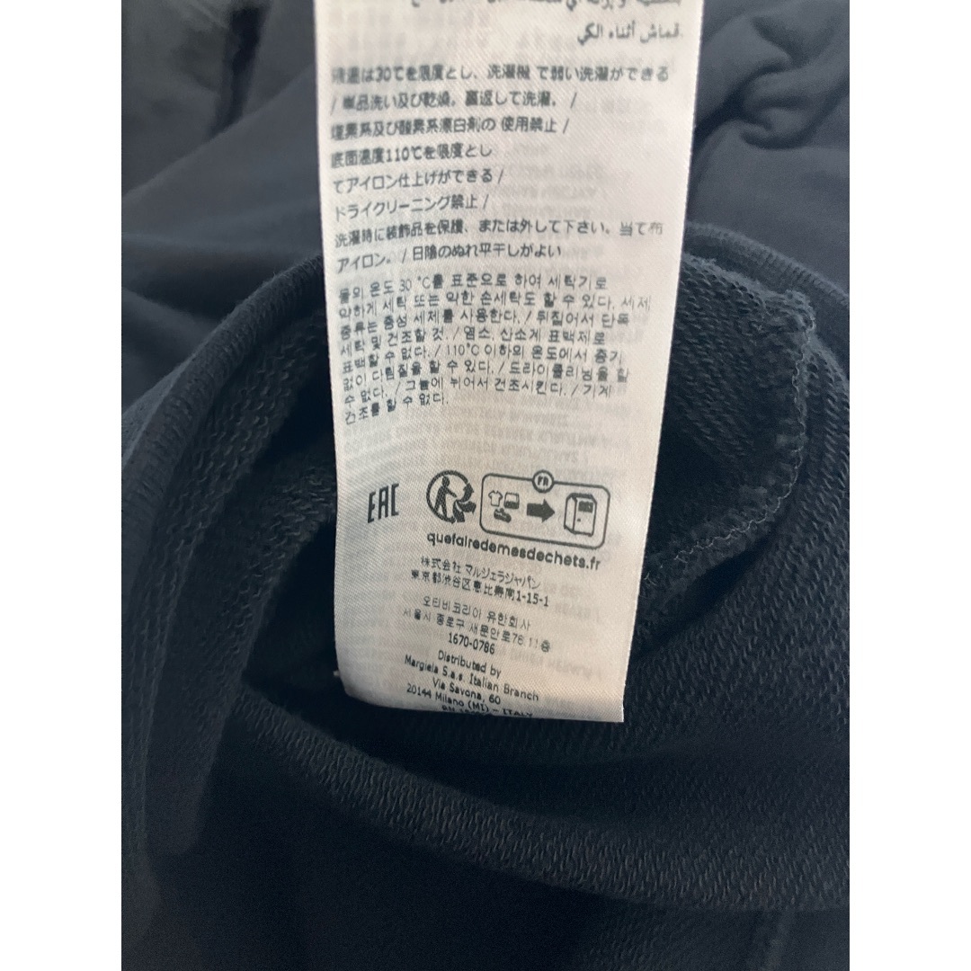 Maison Martin Margiela(マルタンマルジェラ)の新品 44 23ss マルジェラ クラシック無地スウェット 黒 5775 メンズのトップス(スウェット)の商品写真