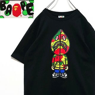 A BATHING APE - ape ゴジラ GODZILLA MILO エイプ マイロ 黒Ｌ