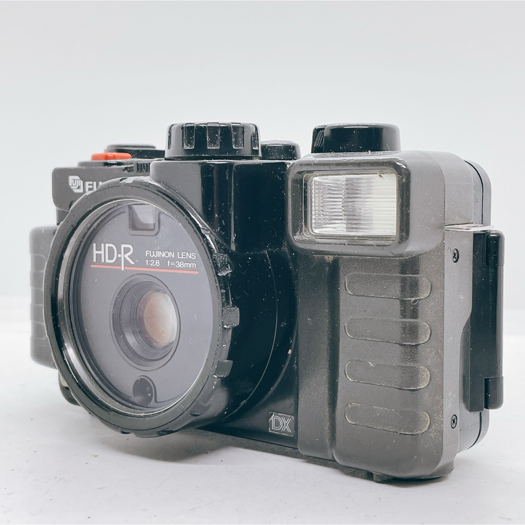 富士フイルム(フジフイルム)の【完動品】 Fuji HD-R フィルムカメラ コンパクトカメラ スマホ/家電/カメラのカメラ(フィルムカメラ)の商品写真