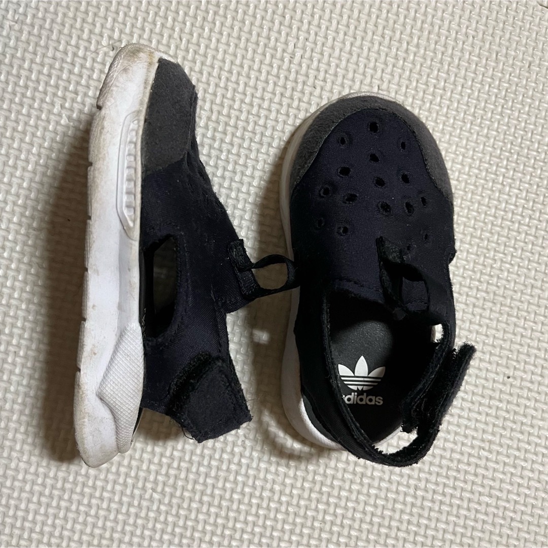 adidas 360 SANDAL 2.0 ICORE BLACK ベビー キッズ/ベビー/マタニティのベビー靴/シューズ(~14cm)(サンダル)の商品写真