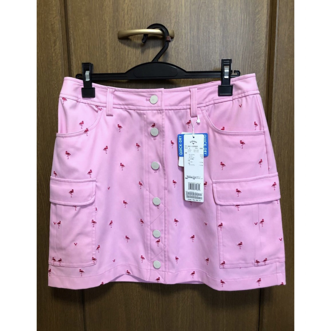 Callaway Golf(キャロウェイゴルフ)のキャロウェイ　ゴルフスカート　新品　Lサイズ レディースのスカート(ミニスカート)の商品写真