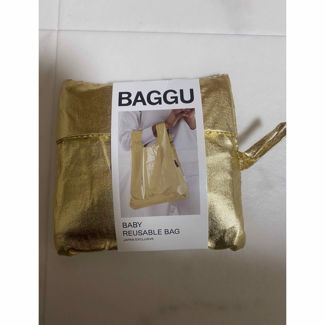 BAGGU(バグゥ)の【再入荷】baggu baby メタリックゴールド レディースのバッグ(エコバッグ)の商品写真