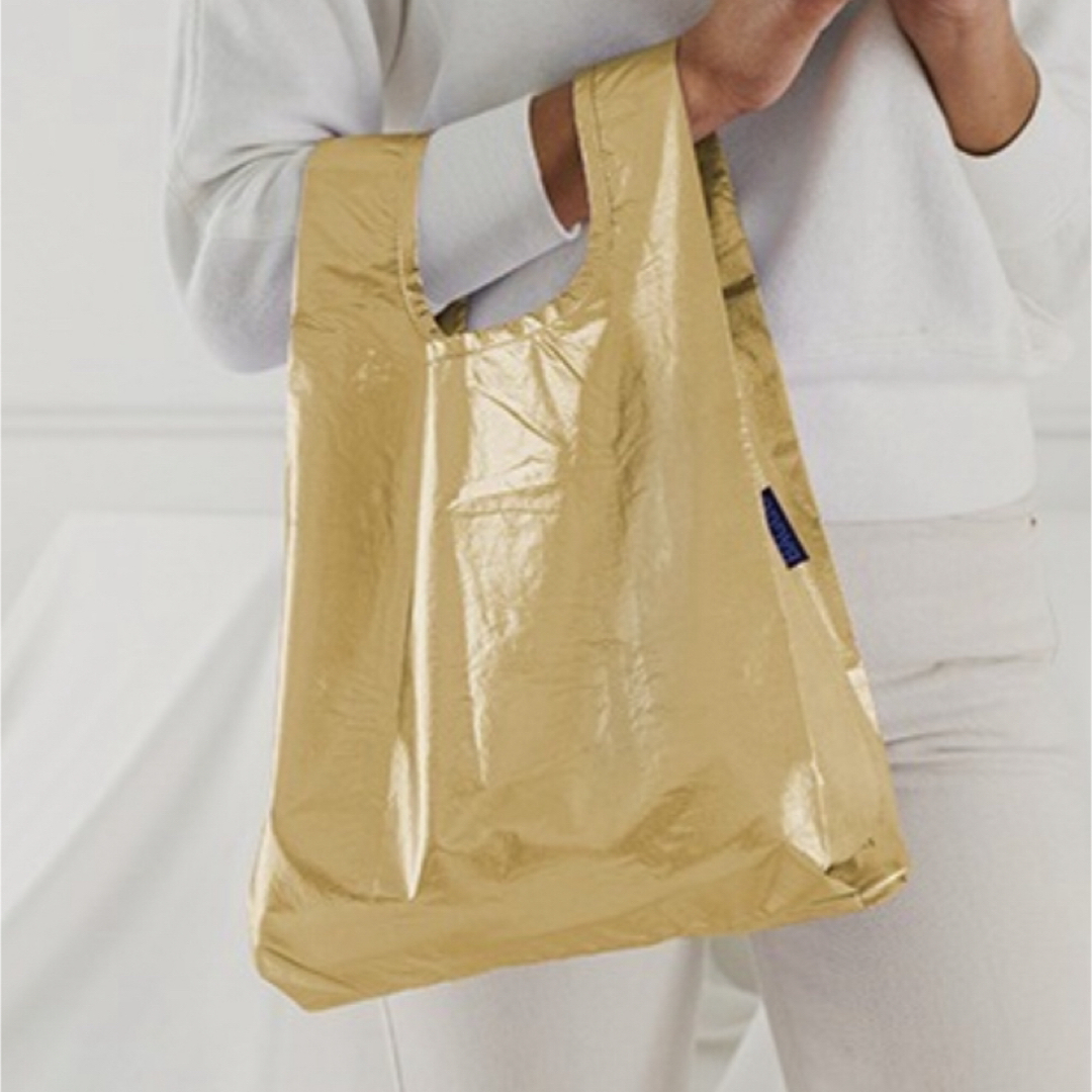 BAGGU(バグゥ)の【再入荷】baggu baby メタリックゴールド レディースのバッグ(エコバッグ)の商品写真