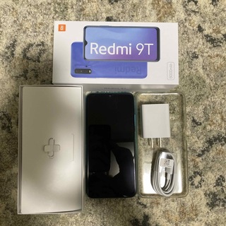 シャオミ(Xiaomi)のRedmi SIMフリースマートフォン REDMI 9T オーシャングリーン(スマートフォン本体)