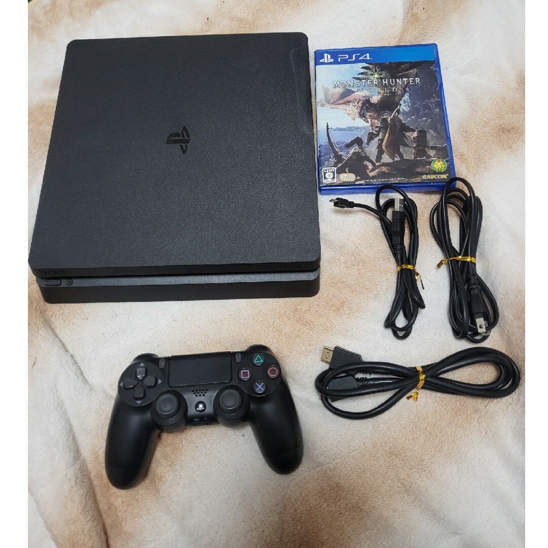 PlayStation4 - SONY ps4 500GB CUH-2200AB01 本体一式 ソフト付きの