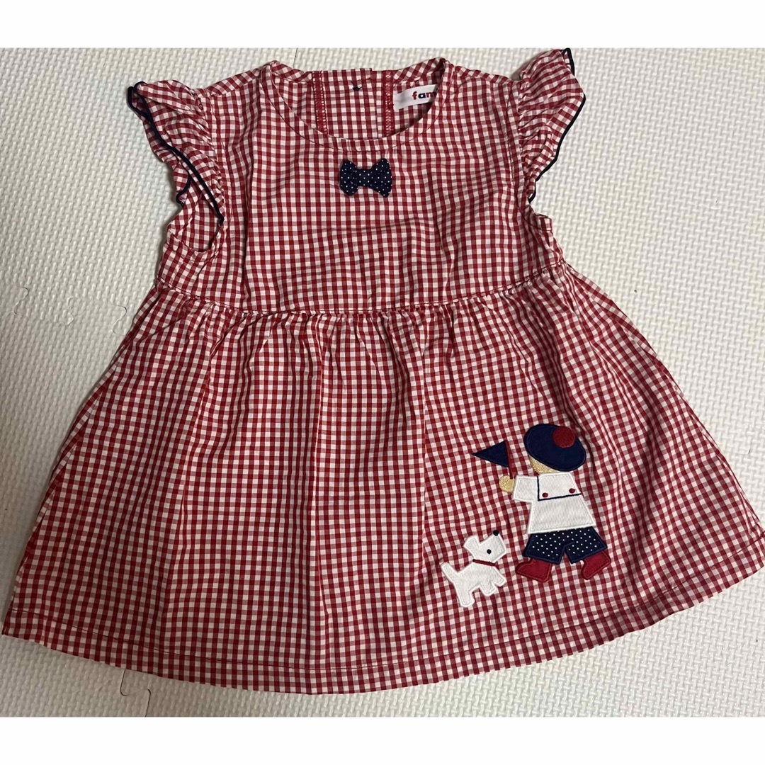 familiar(ファミリア)のファミリア　半袖　80 キッズ/ベビー/マタニティのベビー服(~85cm)(その他)の商品写真