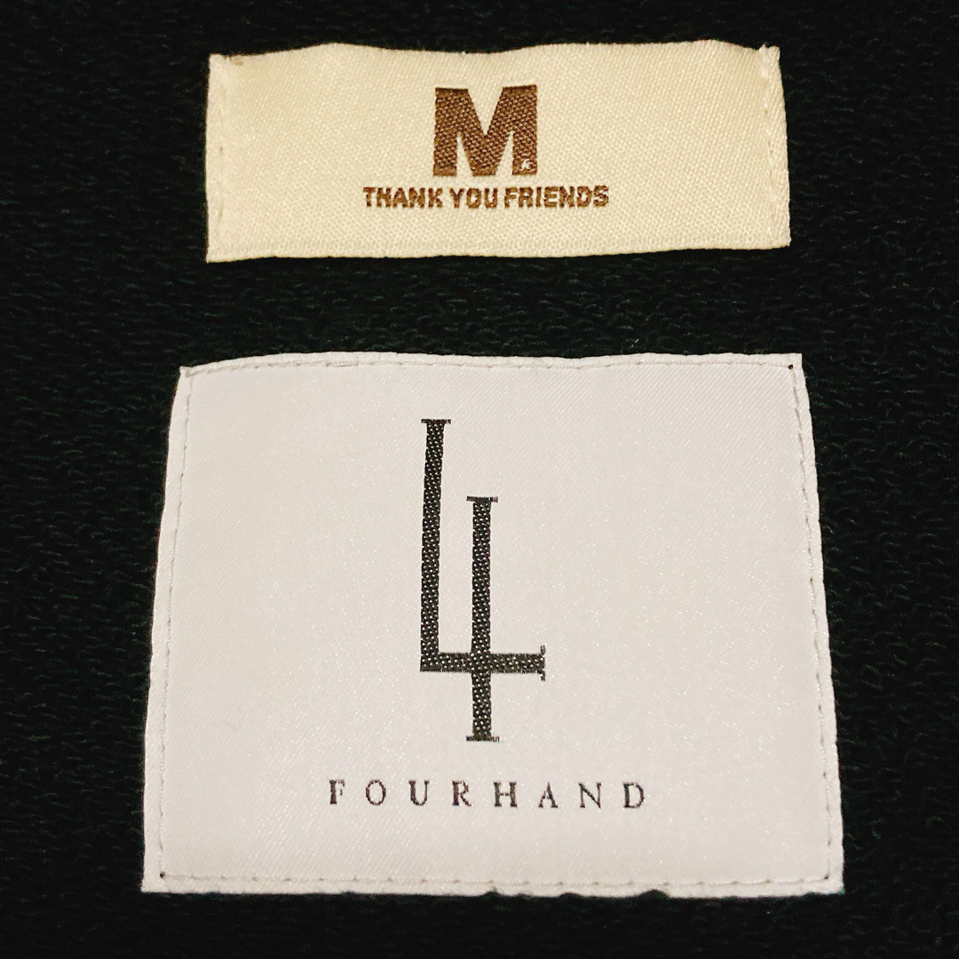 FranCisT_MOR.K.S.(フランシストモークス)の超希少美品！　M × FOUR HANDコラボ総スワロパーカー　サイズXS メンズのトップス(パーカー)の商品写真