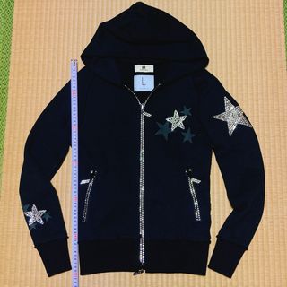 超希少美品！　M × FOURHANDコラボ総スワロパーカー　サイズXS