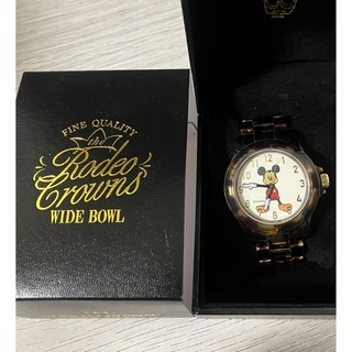 ミッキー90周年×ロデオクラウンズ　腕時計