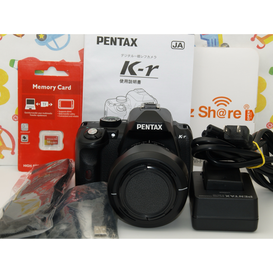 PENTAX(ペンタックス)の❤️Wi-Fi❤️ペンタックス PENTAX k-r 一眼レフカメラ スマホ/家電/カメラのカメラ(デジタル一眼)の商品写真