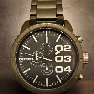 ディーゼル(DIESEL)のDIESEL ディーゼル DZ-4251 クォーツ時計 クロノグラフ 中古 美品(腕時計(アナログ))