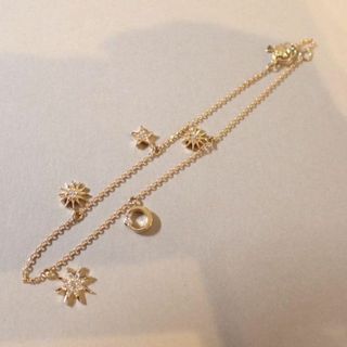 スタージュエリー(STAR JEWELRY)のスタージュエリー　MOON&SUN ブレスレット　K18(ブレスレット/バングル)