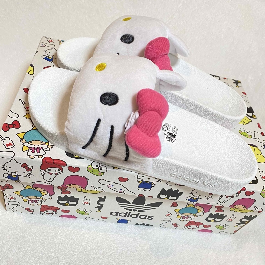 ハローキティ(ハローキティ)の［新品］adidas×HELLO KITTY▽アディレッタサンダル ハローキティ レディースの靴/シューズ(サンダル)の商品写真