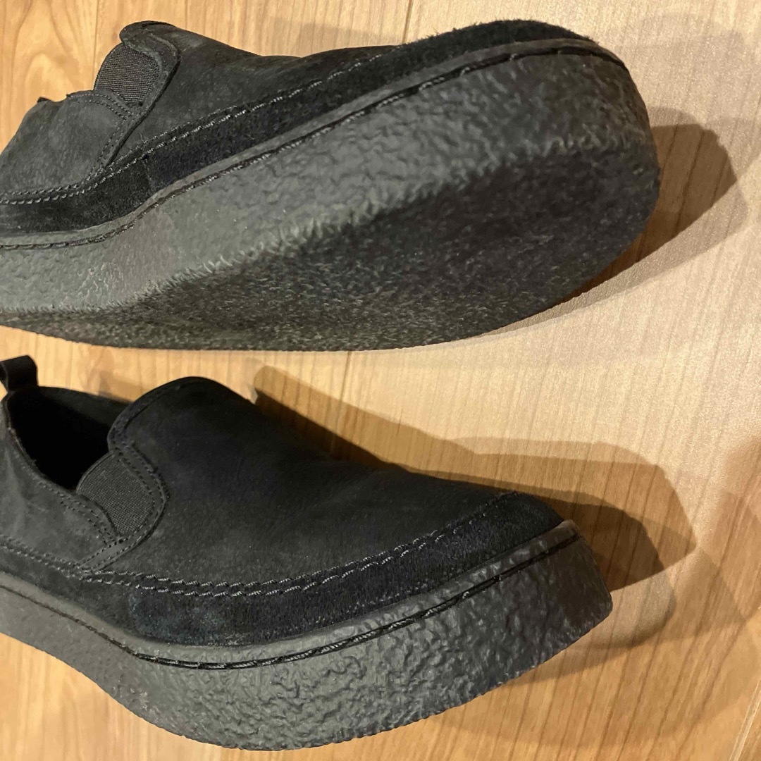 Clarks(クラークス)のクラークス　バーレイスリップ（ブラックヌバック） レディースの靴/シューズ(スリッポン/モカシン)の商品写真