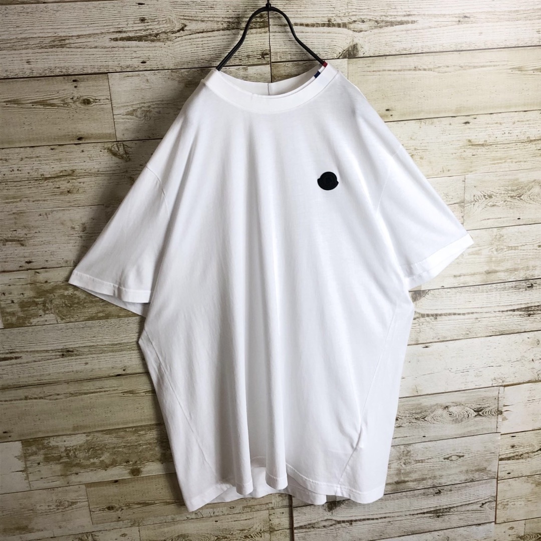 MONCLER(モンクレール)のMONCLER モンクレール tシャツ ラバーロゴ 両面ロゴ入り 美品 メンズのトップス(Tシャツ/カットソー(半袖/袖なし))の商品写真