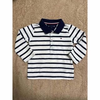 トミーヒルフィガー(TOMMY HILFIGER)の【美品】子ども服 トミーヒルフィガー ボーダートップス ベビー キッズ(シャツ/カットソー)