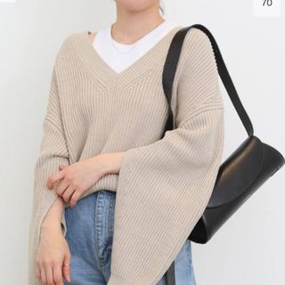 DEUXIEME CLASSE - Deuxieme Classe Cropped Wide リブ プルオーバーの