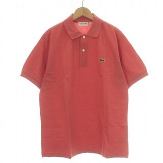 ラコステ(LACOSTE)のLACOSTE CLASSIC FIT ポロシャツ 半袖 M ピンク L1264(ポロシャツ)