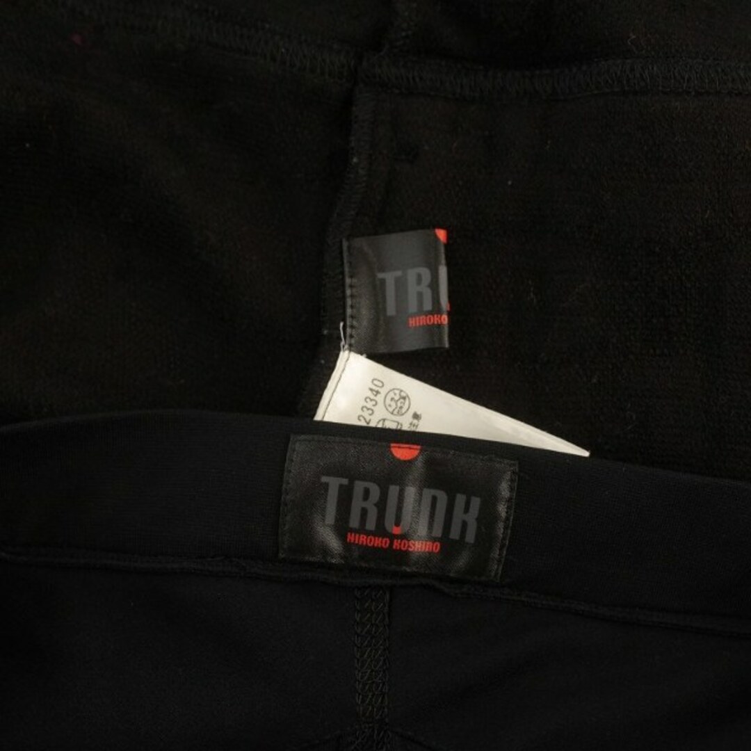 TRUNK(トランク)のトランク ヒロコホシノ セットアップ シャツ 長袖 切替 スカート 40 黒 レディースのトップス(シャツ/ブラウス(長袖/七分))の商品写真