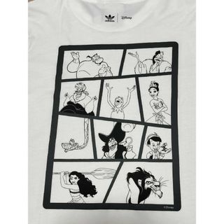 オリジナルス(Originals（adidas）)の☆ATS-001 アディダス ディズニー長袖Tシャツ 白 L(Tシャツ/カットソー(七分/長袖))