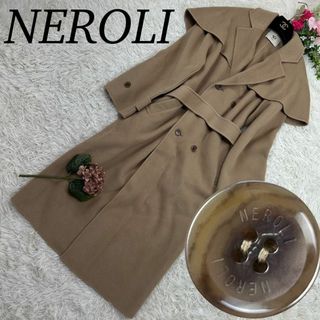 NEROLI ネロリ レディース Mサイズ ロング コート ケープ ベルト(ロングコート)