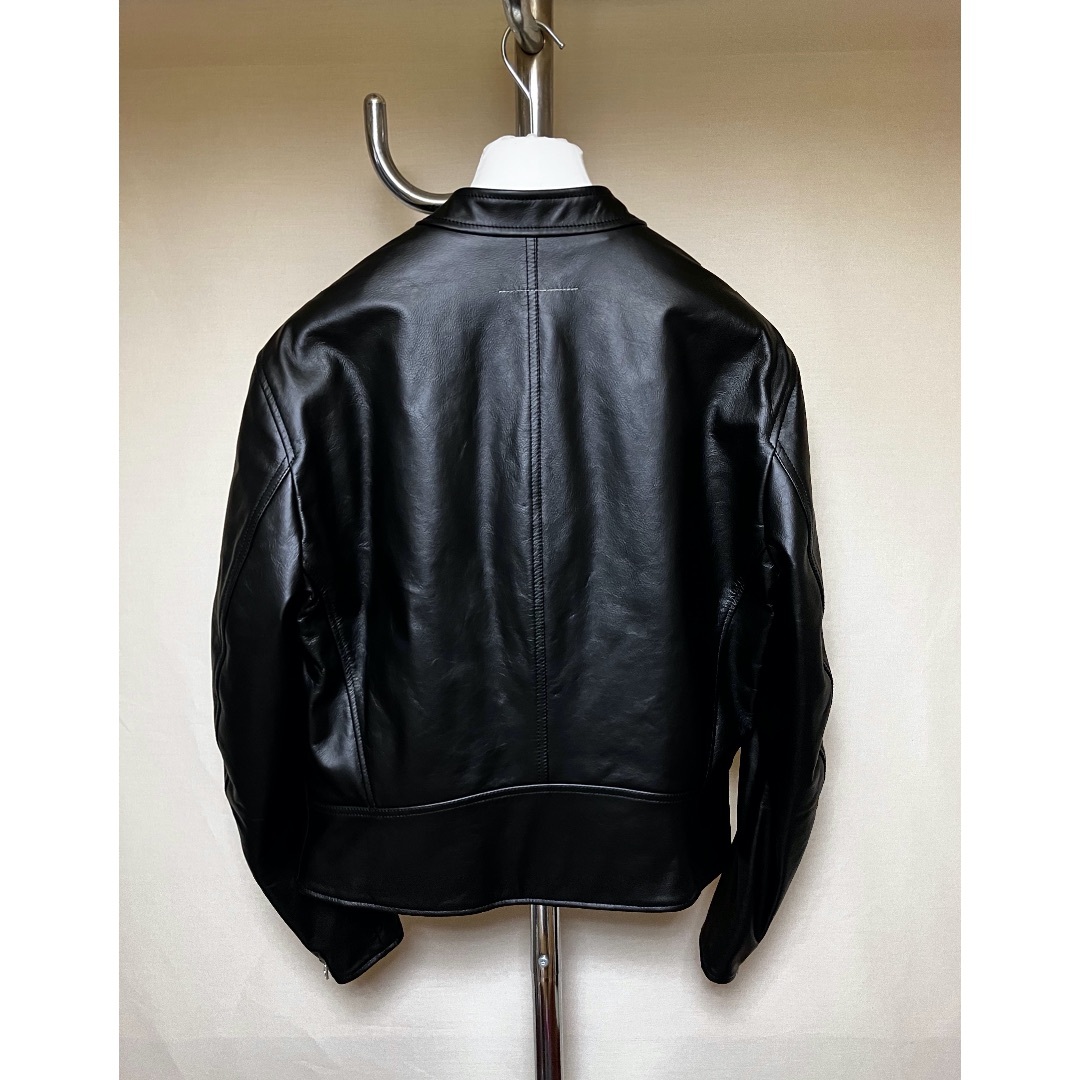 MM6 - 新品 42 22ss MM6 マルジェラ 八の字ライダース 黒 5486の MM6 - 新品 42 22ss MM6 マルジェラ 八の字ライダース 黒 5486の