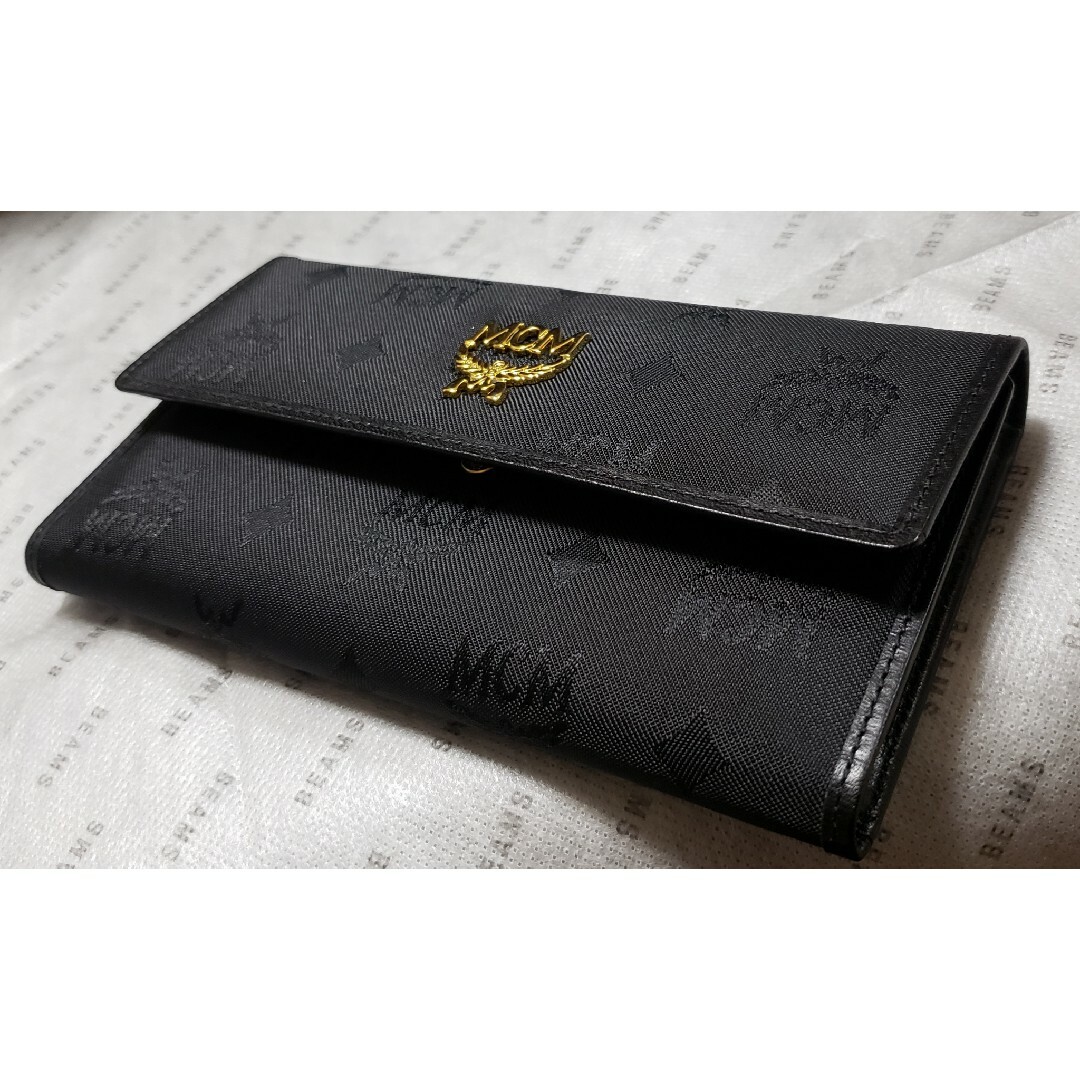 MCM(エムシーエム)の超レア【未使用】MCM 黒財布 レディースのファッション小物(財布)の商品写真