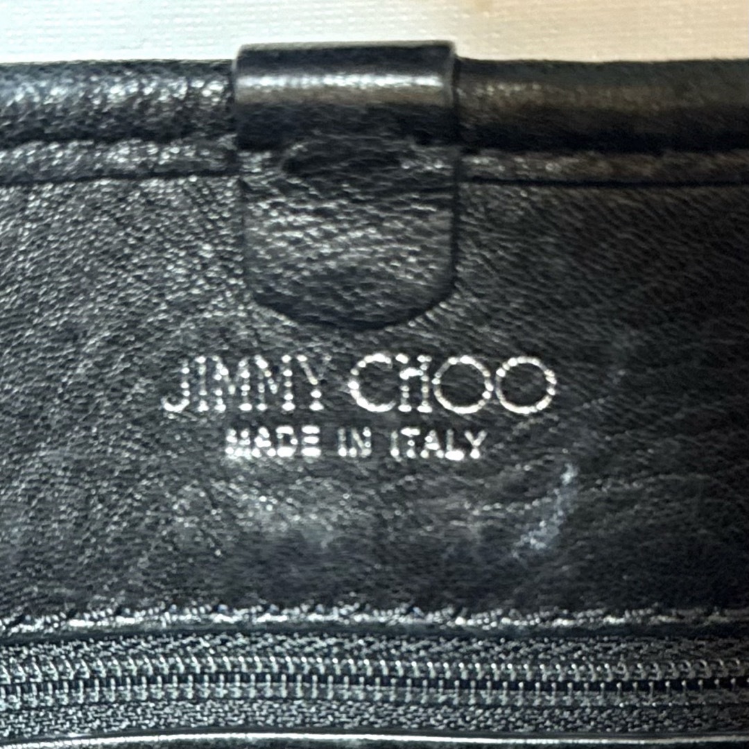 JIMMY CHOO(ジミーチュウ)の【JIMMY CHOO】SASHA/S BLACK シルバースタッズハンドバッグ レディースのバッグ(トートバッグ)の商品写真