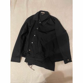 コムデギャルソンオムプリュス(COMME des GARCONS HOMME PLUS)の美品　コムデギャルソンオムプリュス　コーチジャケット　ポリエステル　縮絨　捻れ(その他)