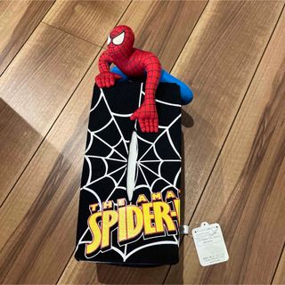 新品未使用 スパイダーマン ティッシュケース USJ ユニバ ティッシュカバー(キャラクターグッズ)