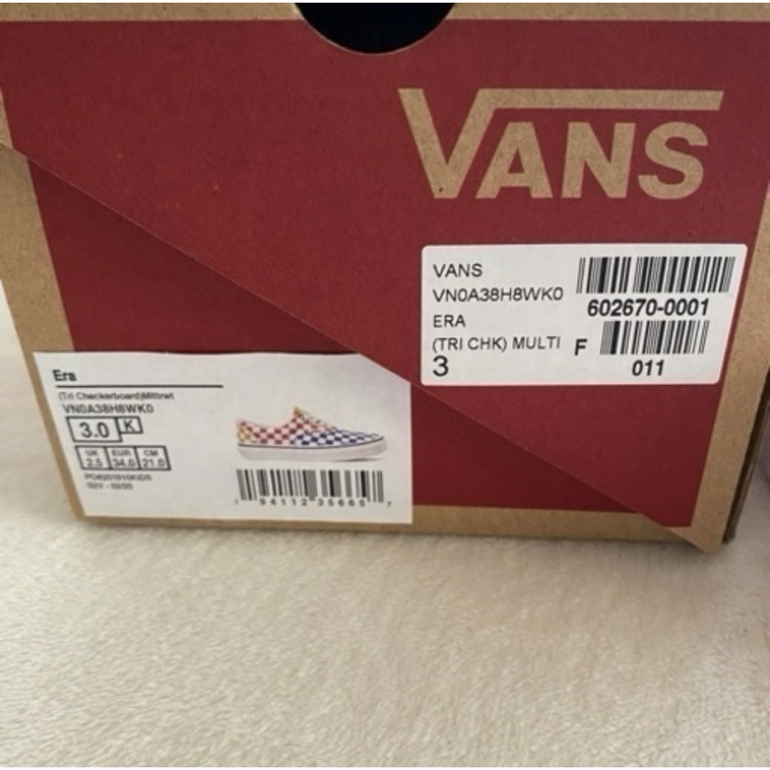 VANS(ヴァンズ)の新品 vans era キッズスニーカー  21cm キッズ/ベビー/マタニティのキッズ靴/シューズ(15cm~)(スニーカー)の商品写真