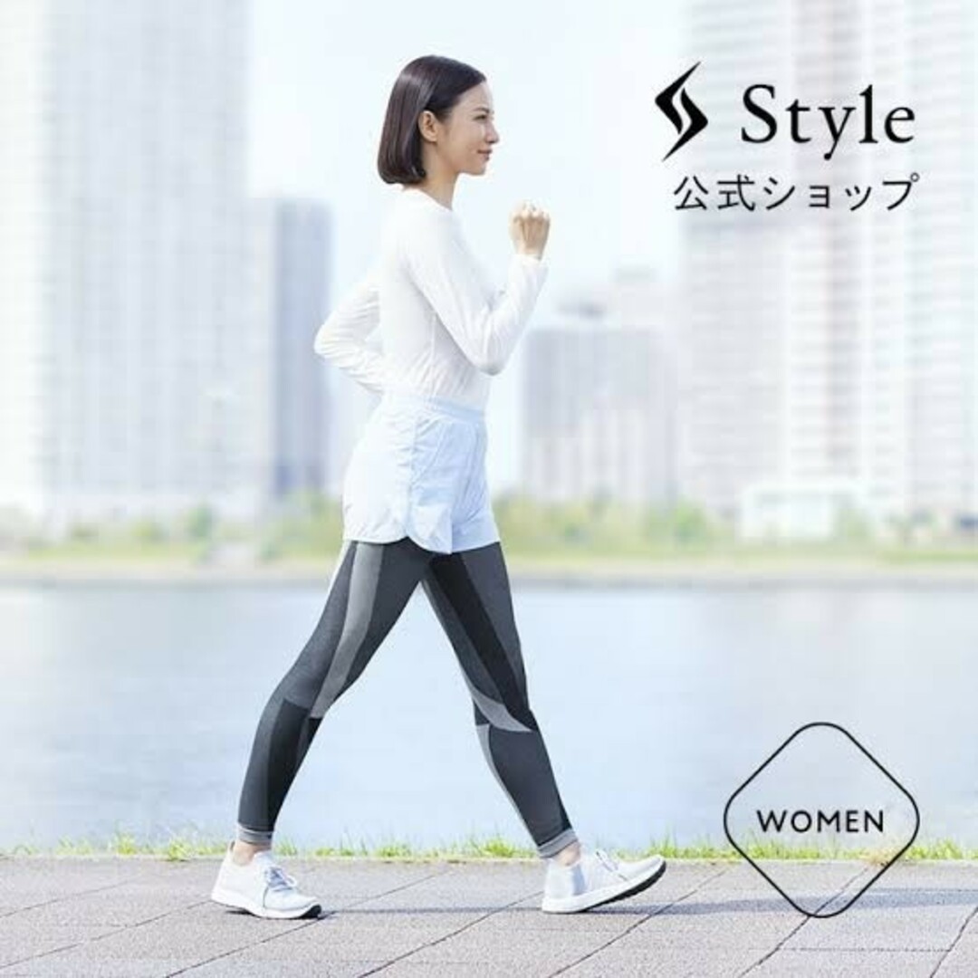 style　テーピングレギンス　レディースL〜LL レディースのレッグウェア(レギンス/スパッツ)の商品写真