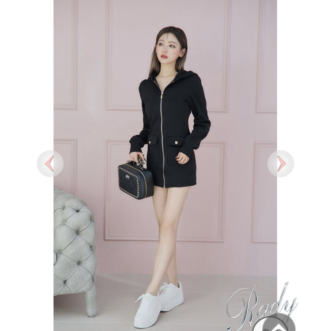 Rady - 今期完売 新品タグ付き Rady ジップアップワンピース Rady - 今期完売 新品タグ付き Rady ジップアップワンピース