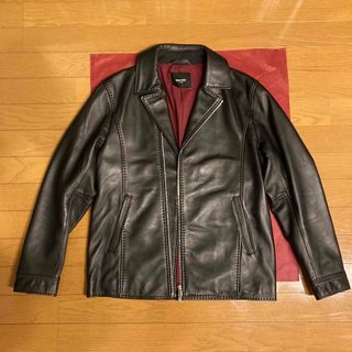 メンズビギ(MEN'S BIGI)のMENSBIGI メンズビギ　ラムレザークロームタンニングセミダブルライダース(ライダースジャケット)