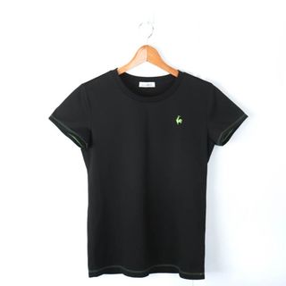 ルコックスポルティフ(le coq sportif)のルコックスポルティフ 半袖Tシャツ バックロゴ スポーツウエア 大きいサイズ レディース Oサイズ ブラック le coq sportif(Tシャツ(半袖/袖なし))