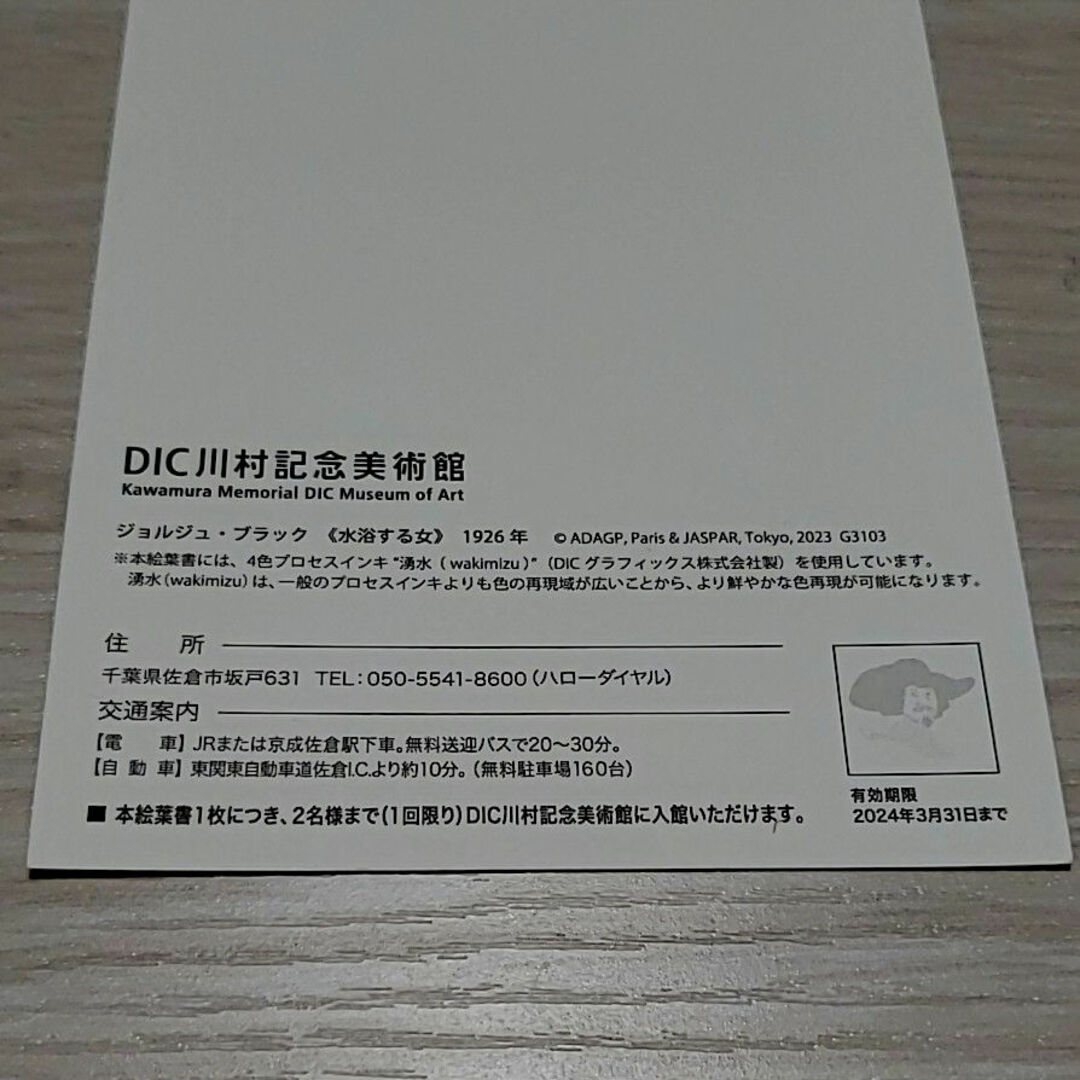 DIC川村記念美術館 & 印刷博物館 入館券 チケットの施設利用券(美術館/博物館)の商品写真