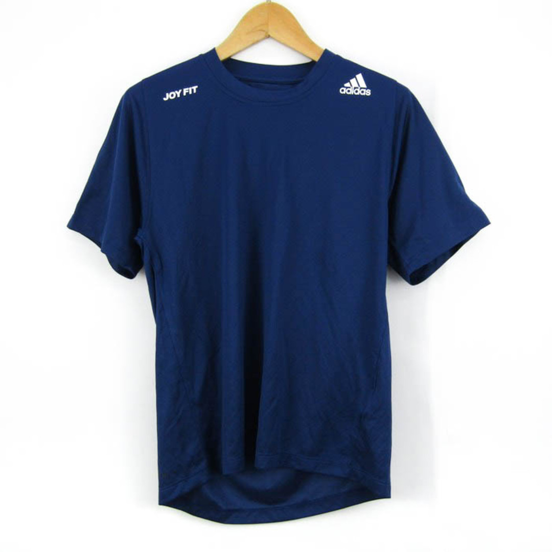 adidas(アディダス)のアディダス 半袖Tシャツ フリーリフト エアロレディ スポーツウエア メンズ Sサイズ ネイビー adidas メンズのトップス(Tシャツ/カットソー(半袖/袖なし))の商品写真