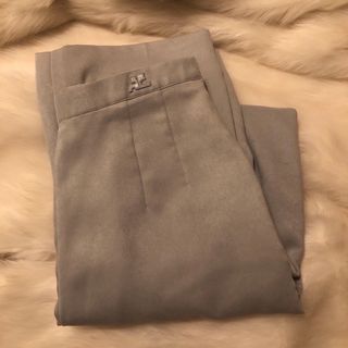 ロキエ(Lochie)のvintage courreges gray pants(カジュアルパンツ)