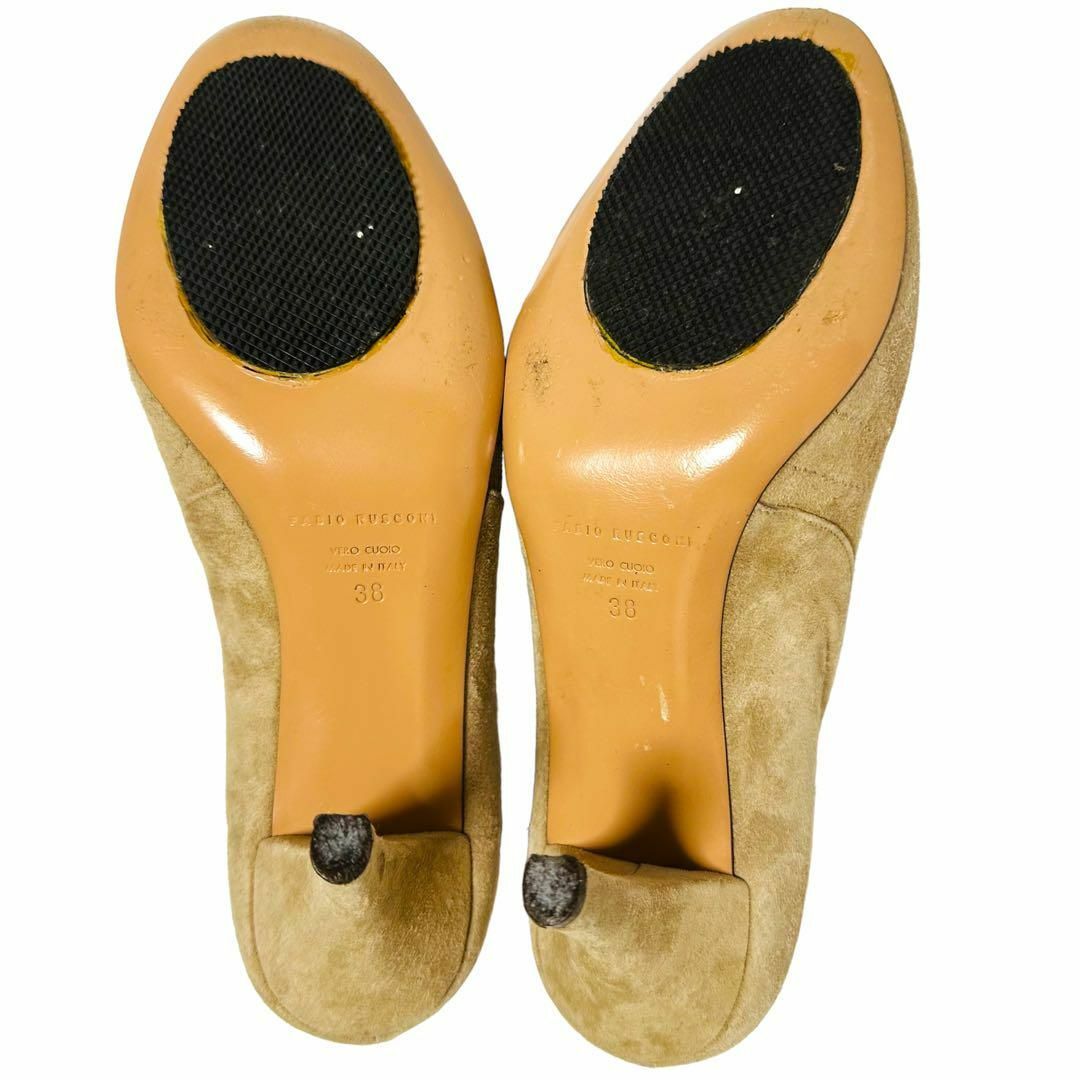 FABIO RUSCONI(ファビオルスコーニ)の美品✨ファビオルスコーニ 38/約24.5㎝ パンプス ストラップ ベージュ レディースの靴/シューズ(ハイヒール/パンプス)の商品写真