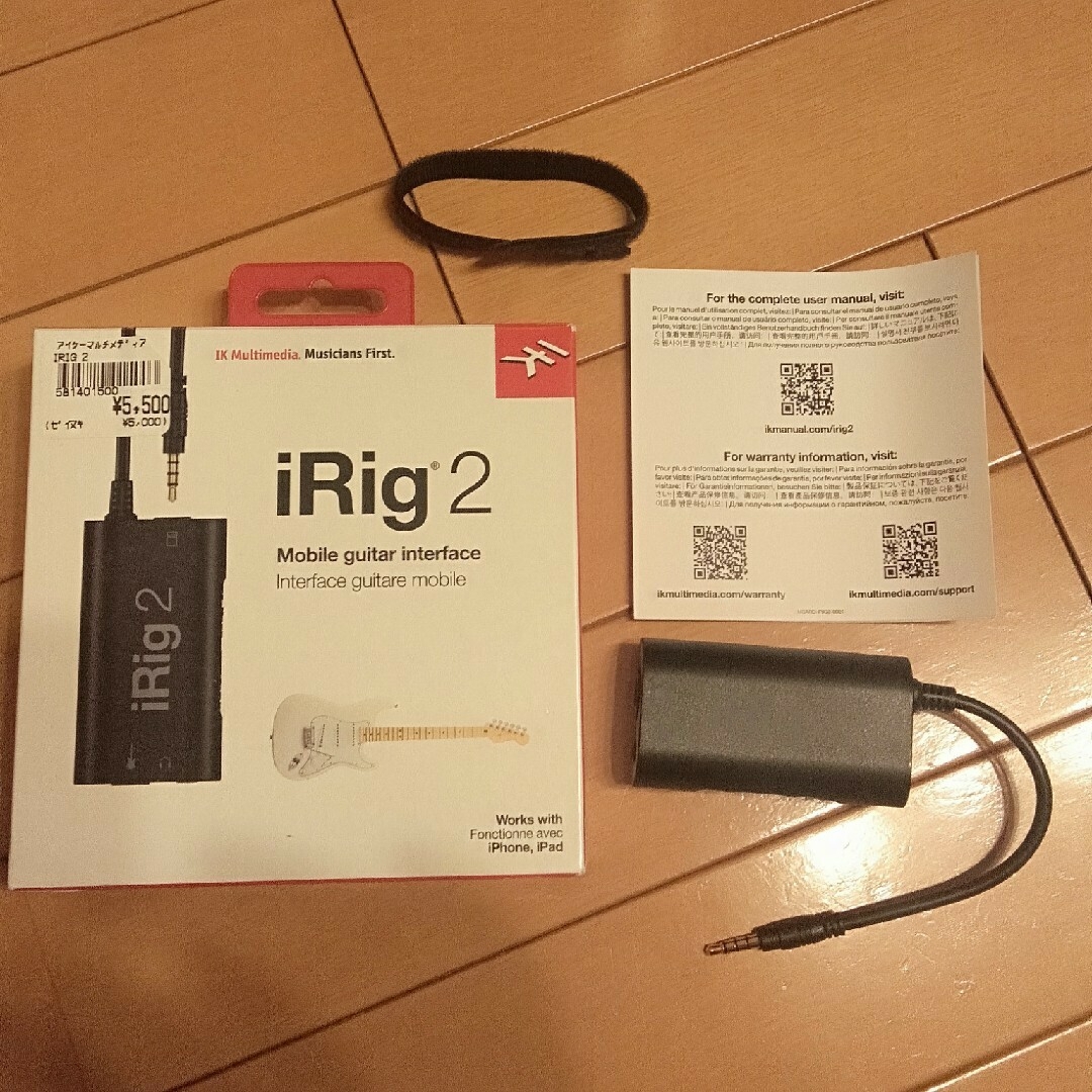 Ik Multimedia iRig 2 楽器のDTM/DAW(オーディオインターフェイス)の商品写真