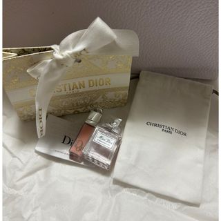 ディオール(Dior)のディオール ブルーミングブーケ&マキシマイザー 001 ミニ 巾着＆ギフトバッグ(リップグロス)